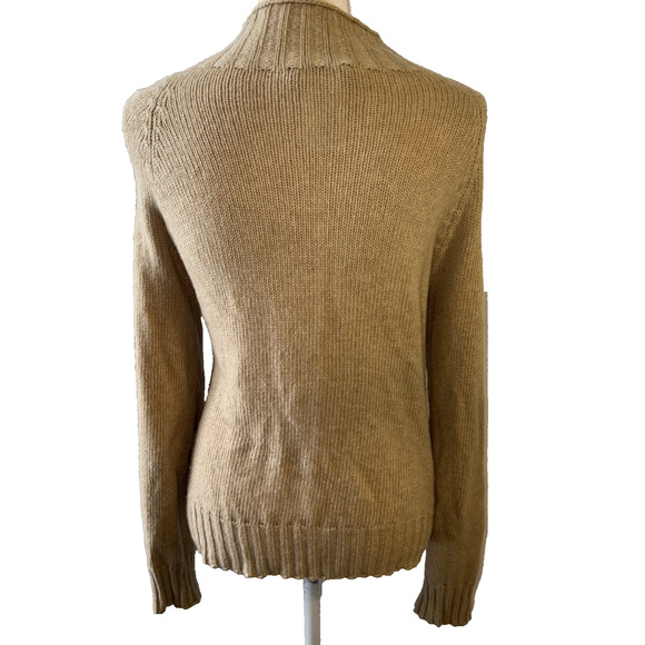 Weekend Max Mara Virgin Wool Cable Knit Zip Cardigan Size L - Picture 11 of 13
